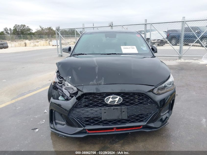 2019 Hyundai Veloster Turbo VIN: KMHTH6AB4KU006979 Lot: 38862708