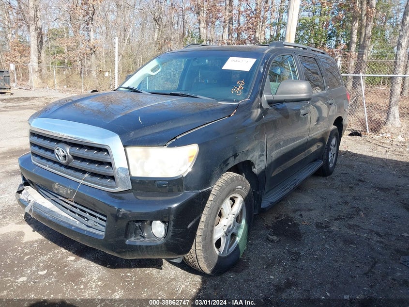 2008 Toyota Sequoia Sr5 5.7L V8 VIN: 5TDBY64A88S012879 Lot: 38862747