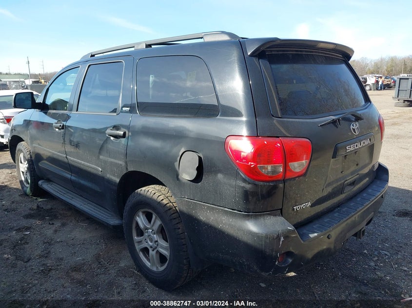 2008 Toyota Sequoia Sr5 5.7L V8 VIN: 5TDBY64A88S012879 Lot: 38862747