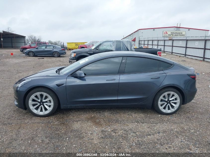 2023 TESLA MODEL 3 REAR-WHEEL DRIVE - 5YJ3E1EA0PF677082