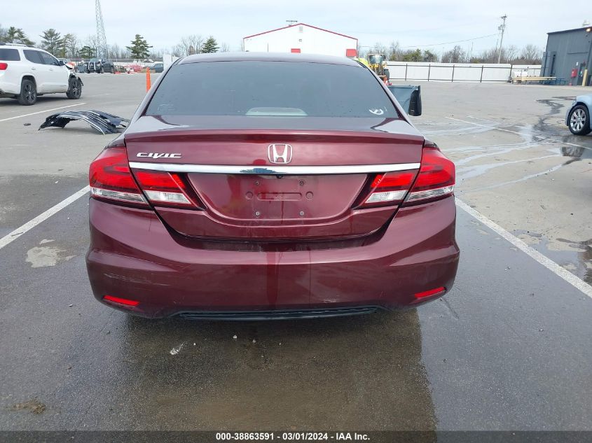 2014 Honda Civic Lx VIN: 19XFB2F57EE063324 Lot: 38863591