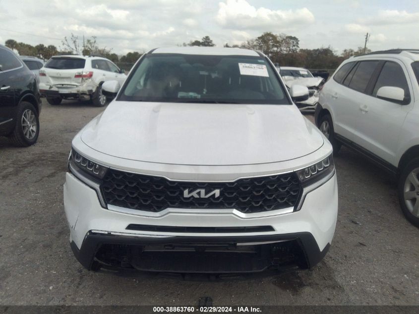 2022 Kia Sorento Lx VIN: 5XYRG4LC7NG141715 Lot: 38863760