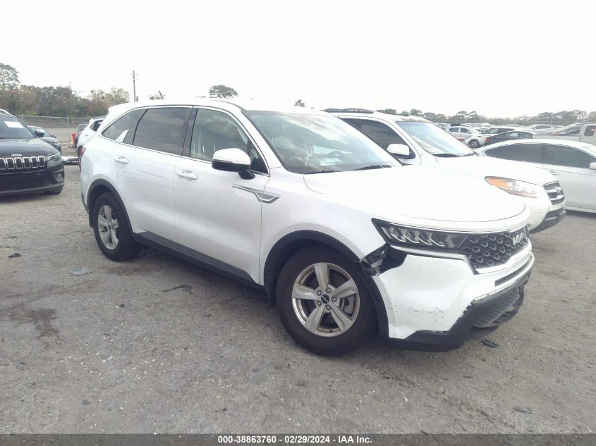 2022 Kia Sorento Lx VIN: 5XYRG4LC7NG141715 Lot: 38863760