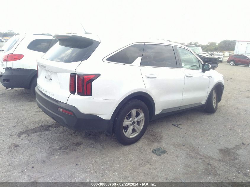 2022 Kia Sorento Lx VIN: 5XYRG4LC7NG141715 Lot: 38863760