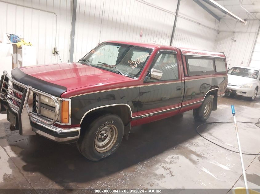 1991 GMC Sierra C1500 VIN: 1GTDC14K3MZ530698 Lot: 38863847