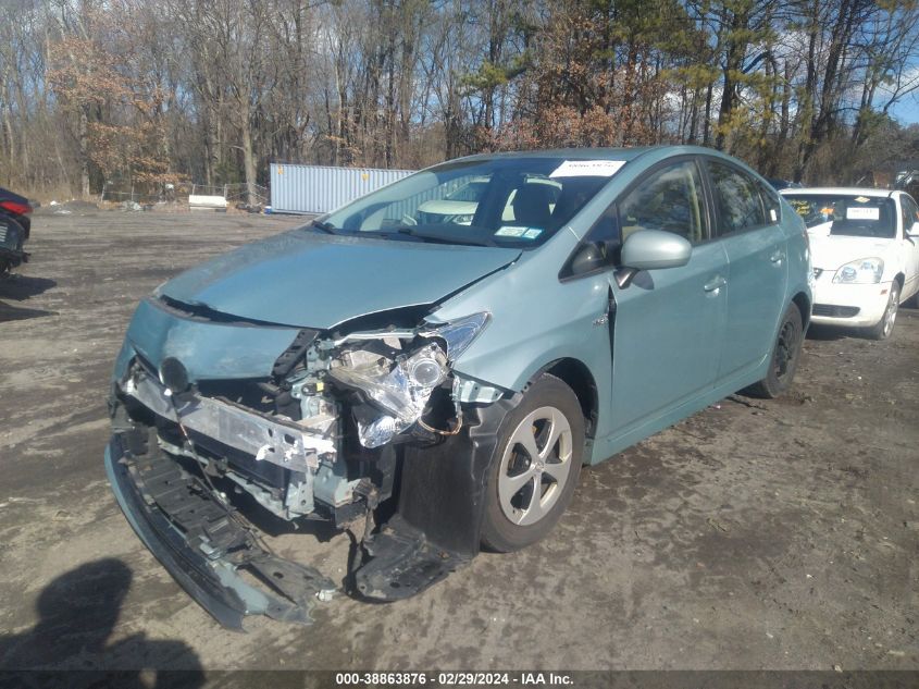 2014 TOYOTA PRIUS THREE - JTDKN3DU5E1853097