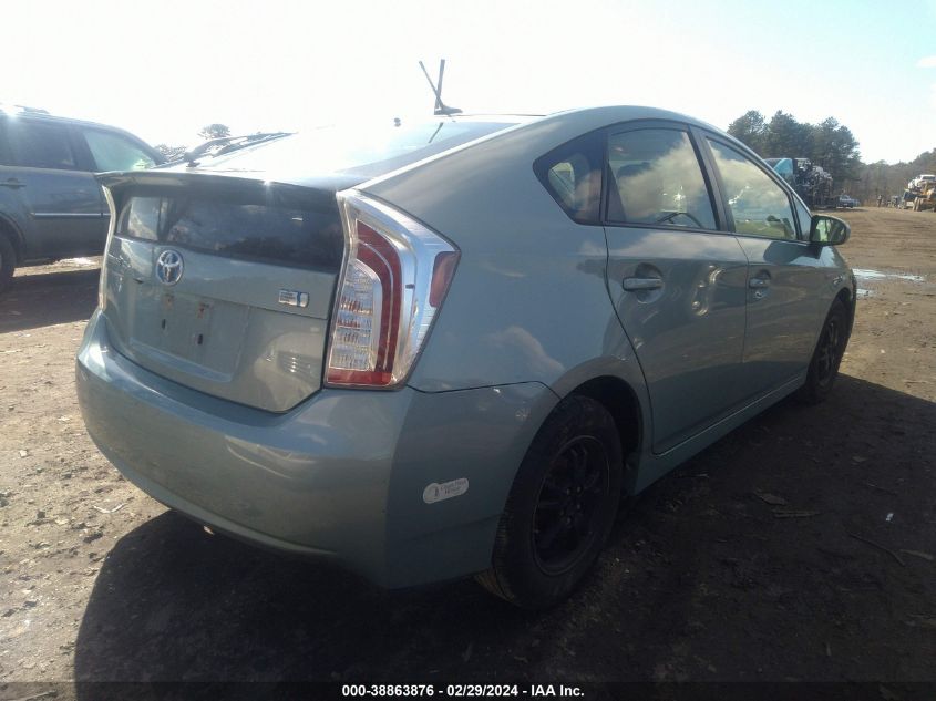 2014 TOYOTA PRIUS THREE - JTDKN3DU5E1853097