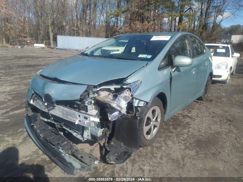 2014 TOYOTA PRIUS THREE - JTDKN3DU5E1853097