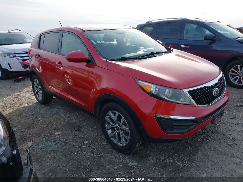 2015 Kia Sportage Lx VIN: KNDPB3AC3F7757560 Lot: 38864343