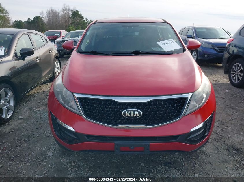 2015 Kia Sportage Lx VIN: KNDPB3AC3F7757560 Lot: 38864343