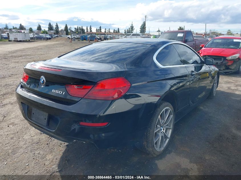 2012 BMW 650I VIN: WBALX3C5XCDV77839 Lot: 38864465