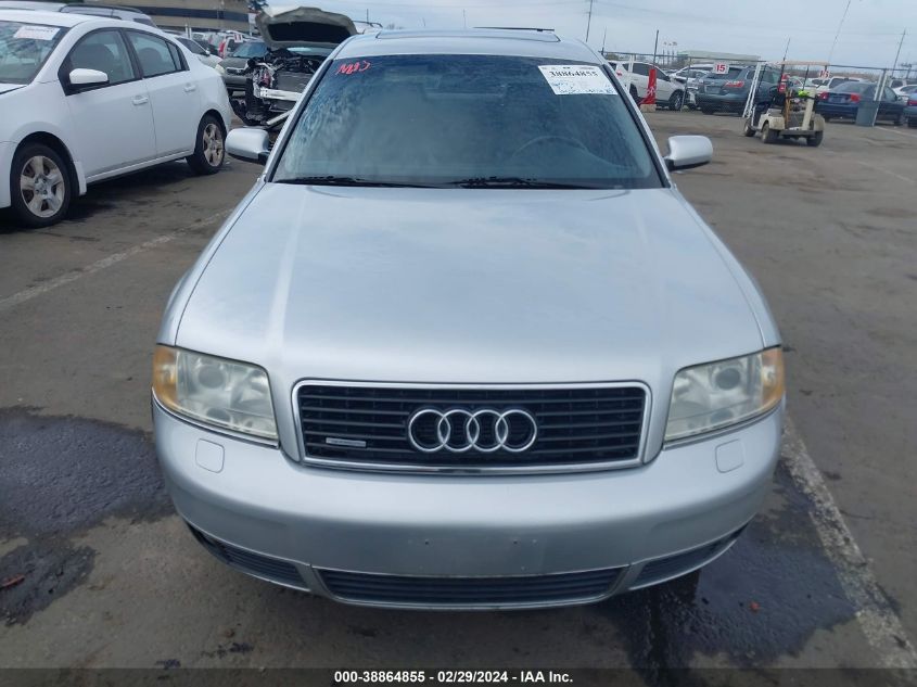 2000 Audi A6 4.2 VIN: WAUZL54BXYN001708 Lot: 38864855