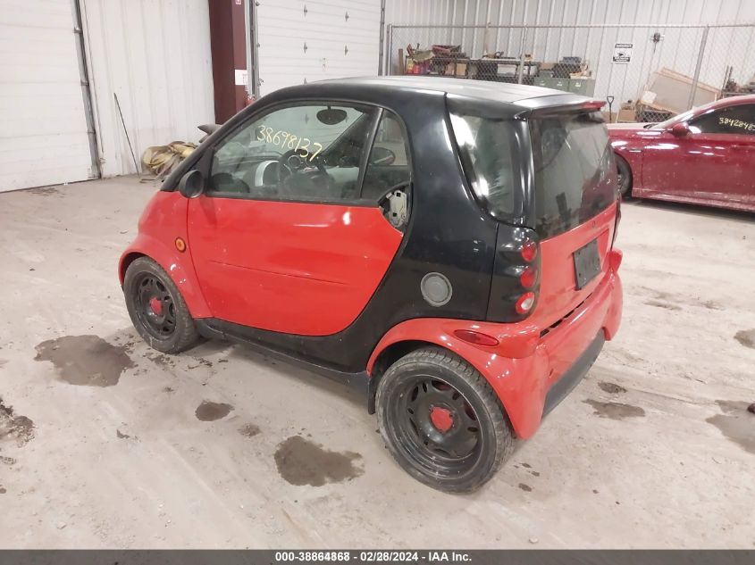 WMEAJ00F05J181447 2005 Smart Fortwo