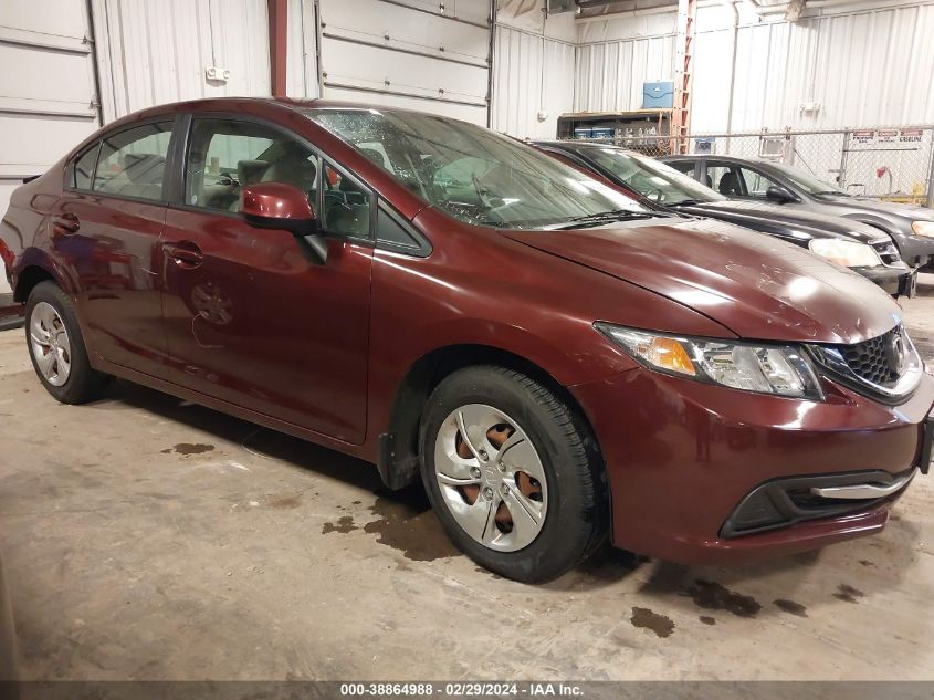 2013 Honda Civic Lx VIN: 19XFB2F58DE097464 Lot: 38864988