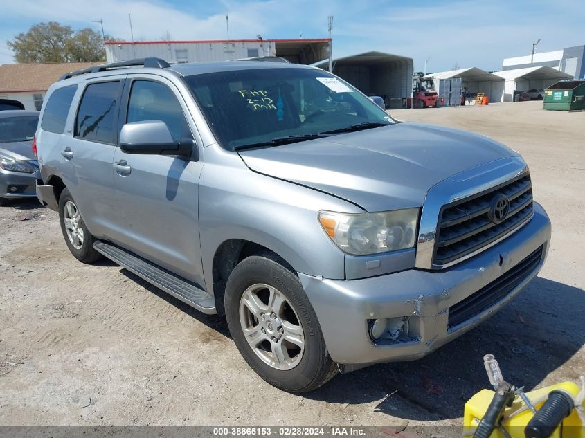 5TDBY64A98S017749 2008 Toyota Sequoia Sr5 5.7L V8