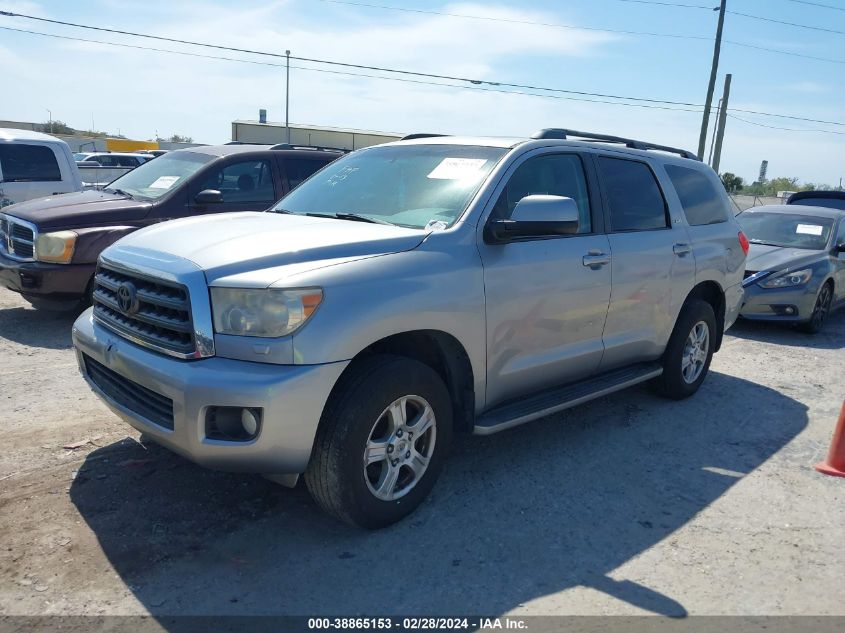 5TDBY64A98S017749 2008 Toyota Sequoia Sr5 5.7L V8