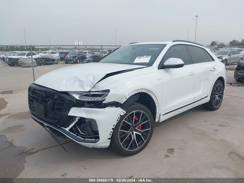 2022 Audi Q8 Prestige 55 Tfsi Quattro Tiptronic VIN: WA1FVBF17ND021557 Lot: 38865178
