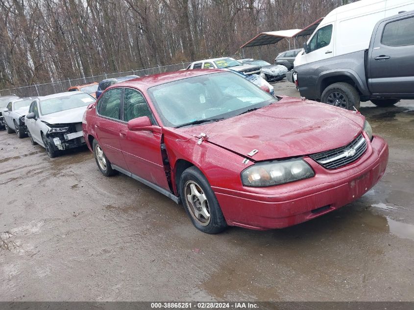 2005 Chevrolet Impala VIN: 2G1WF52E259135128 Lot: 38865251