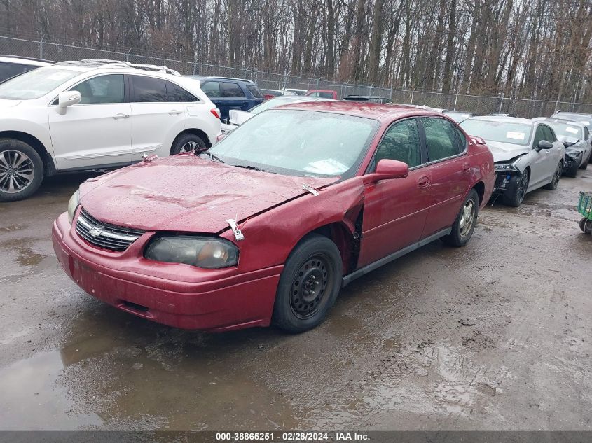 2005 Chevrolet Impala VIN: 2G1WF52E259135128 Lot: 38865251