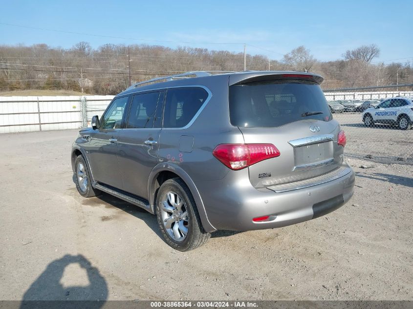 2014 Infiniti Qx80 VIN: JN8AZ2NE8E9067009 Lot: 38865364