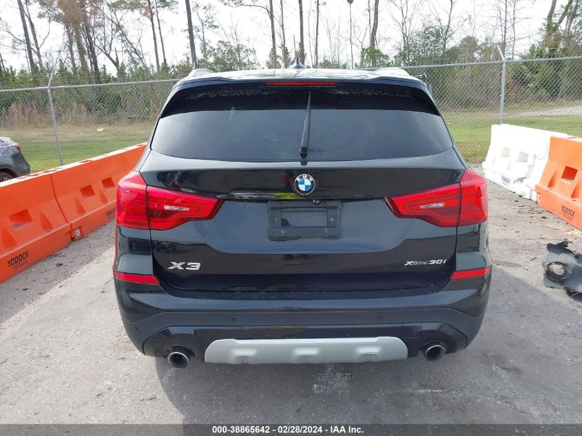 2018 BMW X3 xDrive30I VIN: 5UXTR9C53JLD74828 Lot: 38865642