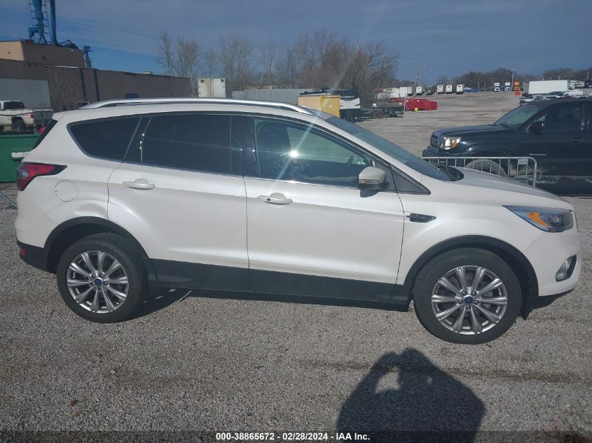 2017 Ford Escape Titanium VIN: 1FMCU0JD4HUE64377 Lot: 38865672