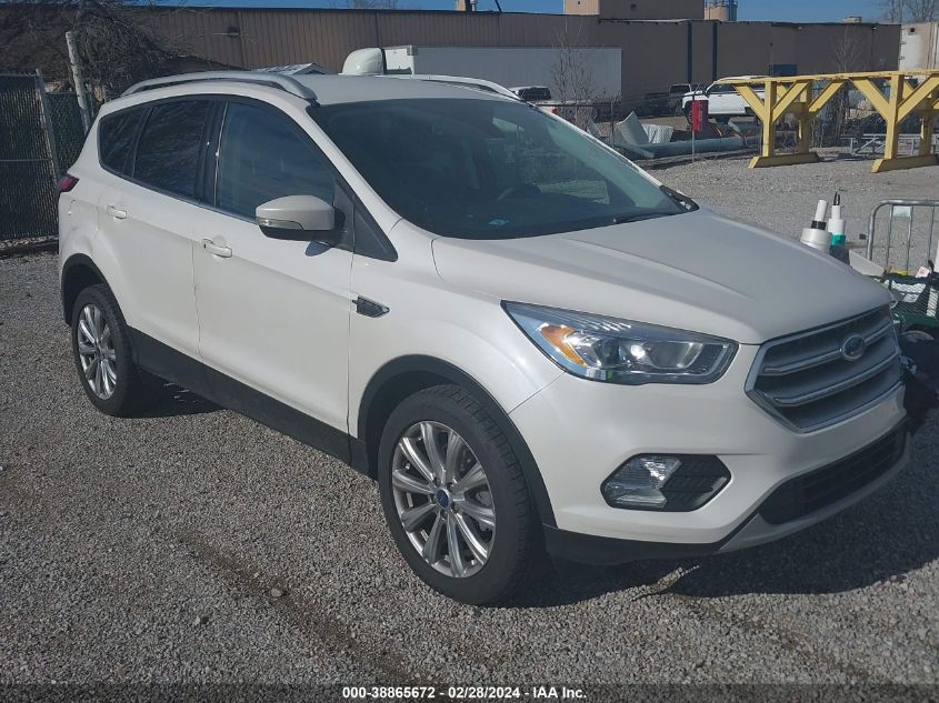 2017 Ford Escape Titanium VIN: 1FMCU0JD4HUE64377 Lot: 38865672