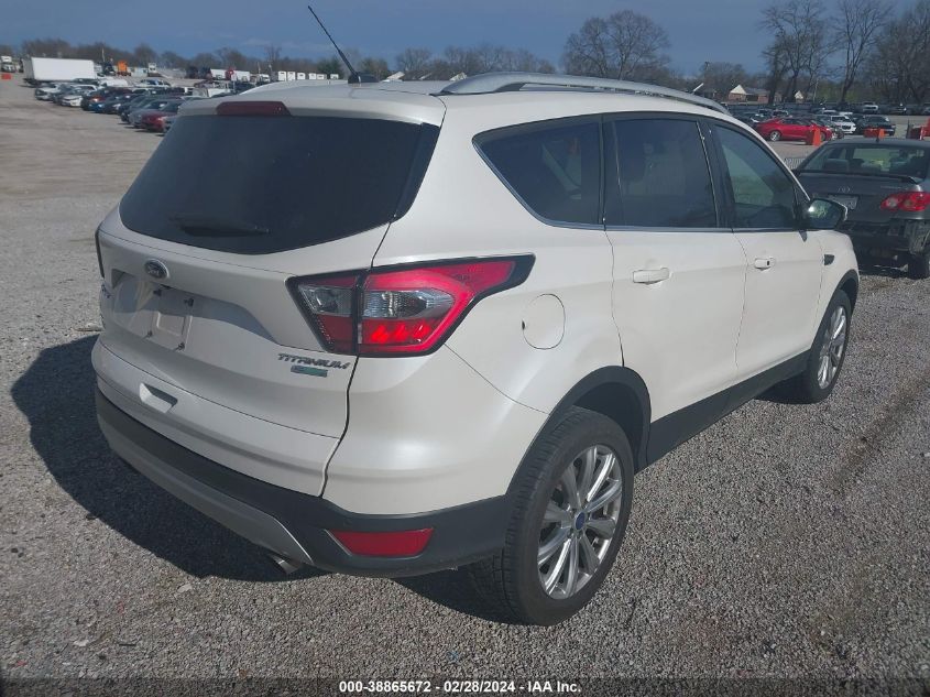 2017 Ford Escape Titanium VIN: 1FMCU0JD4HUE64377 Lot: 38865672