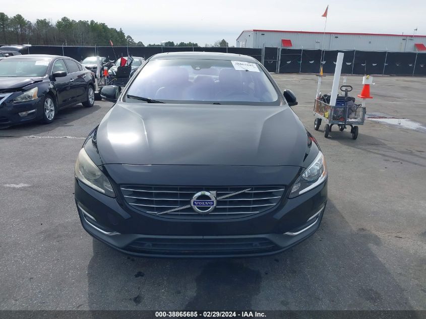 2014 Volvo S60 T5/T5 Platinum/T5 Premier/T5 Premier Plus VIN: YV1612FS7E2289735 Lot: 38865685