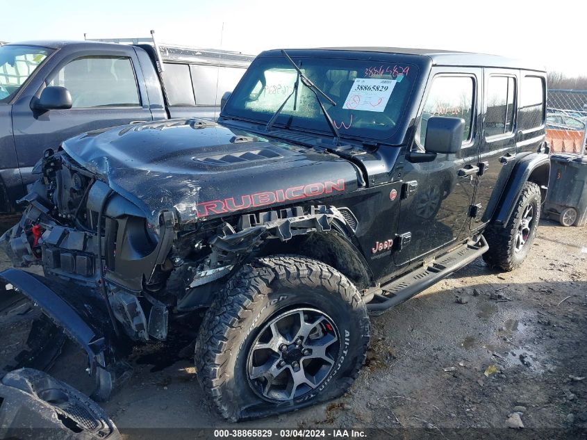 2021 Jeep Wrangler Unlimited Rubicon 4X4 VIN: 1C4HJXFNXMW610583 Lot: 38865829