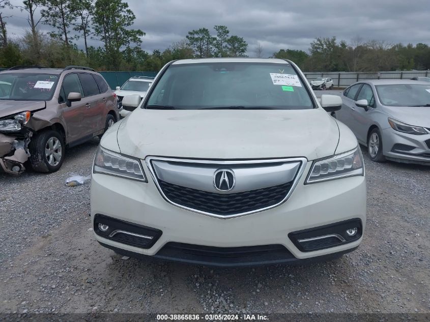 2016 Acura Mdx Technology Acurawatch Plus Packages/Technology Package VIN: 5FRYD3H48GB020605 Lot: 38865836