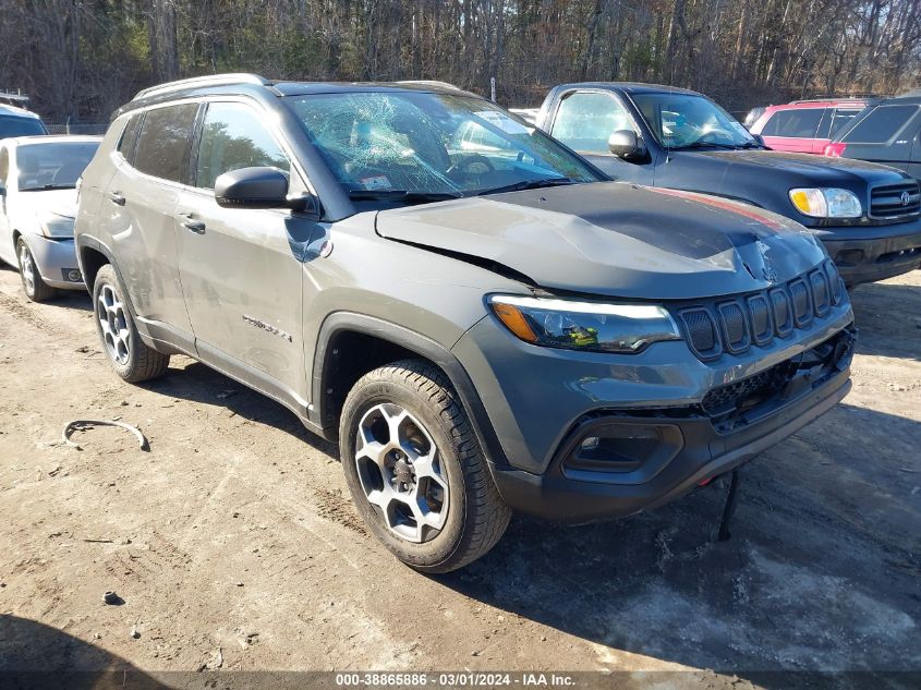 2022 JEEP COMPASS TRAILHAWK 4X4 - 3C4NJDDB4NT141072