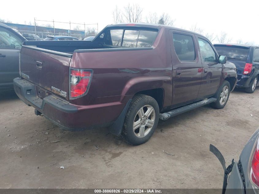 2012 Honda Ridgeline Rtl VIN: 5FPYK1F56CB461156 Lot: 38865926