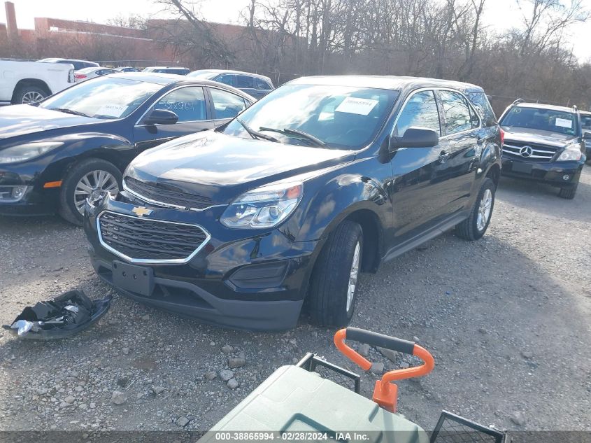 2017 Chevrolet Equinox Ls VIN: 2GNALBEK6H1604032 Lot: 38921781