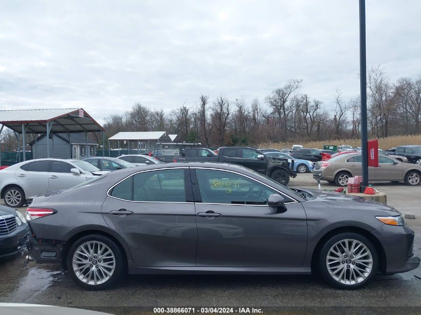 2018 Toyota Camry Xle VIN: 4T1B11HK6JU104287 Lot: 38866071