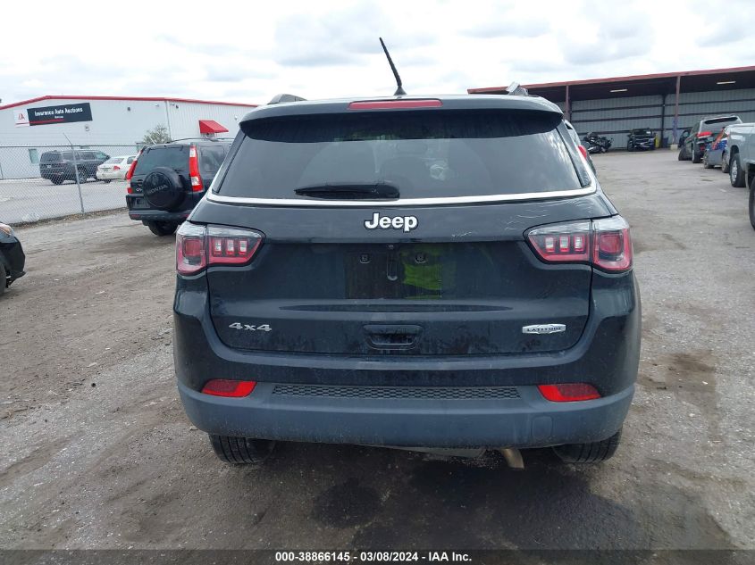 2018 Jeep Compass Latitude 4X4 VIN: 3C4NJDBBXJT455029 Lot: 38866145