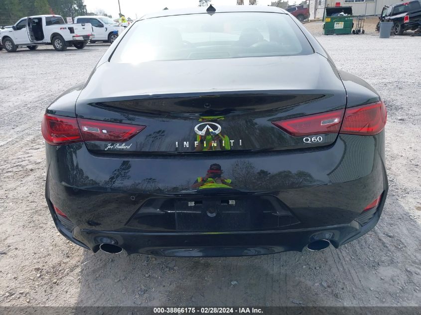 2022 Infiniti Q60 Luxe VIN: JN1EV7KK4NM600120 Lot: 38866175