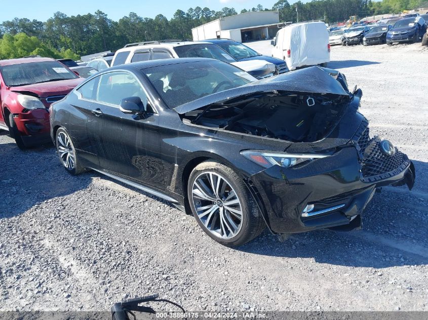 2022 Infiniti Q60 Luxe VIN: JN1EV7KK4NM600120 Lot: 38866175