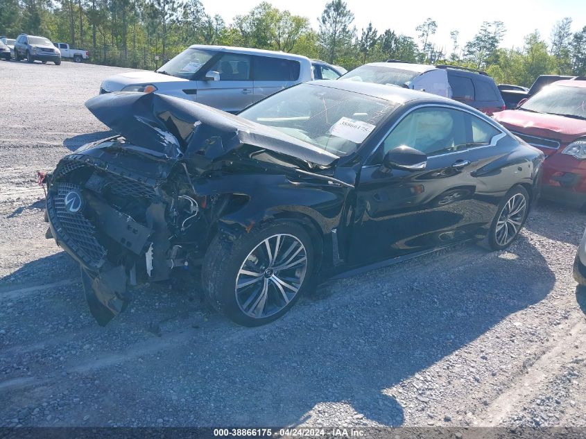 2022 Infiniti Q60 Luxe VIN: JN1EV7KK4NM600120 Lot: 38866175