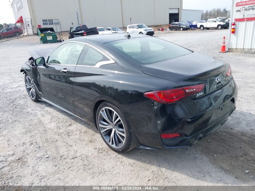 2022 Infiniti Q60 Luxe VIN: JN1EV7KK4NM600120 Lot: 38866175