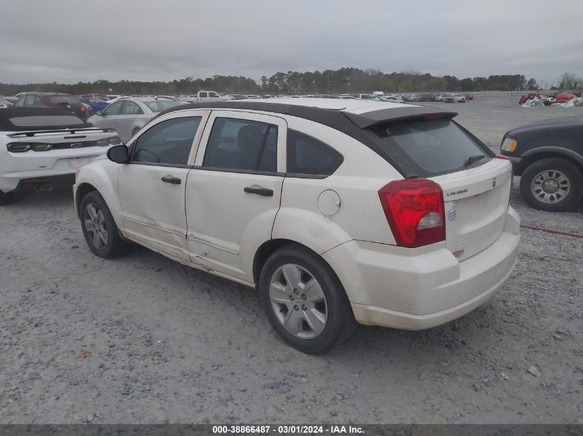 2007 Dodge Caliber Sxt VIN: 1B3HB48B37D187118 Lot: 38866487