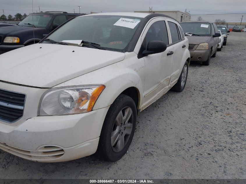 2007 Dodge Caliber Sxt VIN: 1B3HB48B37D187118 Lot: 38866487