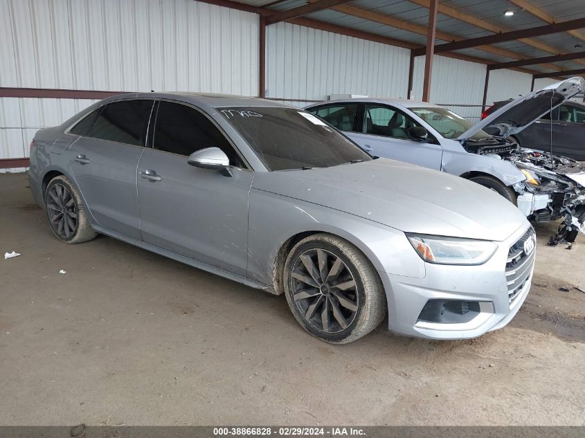 2021 Audi A4 Premium 40 Tfsi Quattro S Tronic VIN: WAUABBF41MA086968 Lot: 38866828