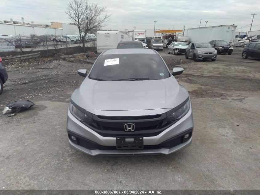 2020 Honda Civic Sport VIN: 2HGFC2F86LH518156 Lot: 38867007