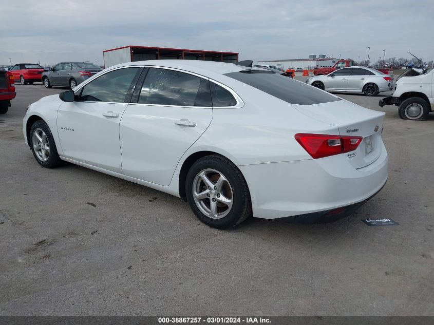 2017 Chevrolet Malibu 1Fl VIN: 1G1ZC5ST7HF258827 Lot: 38867257