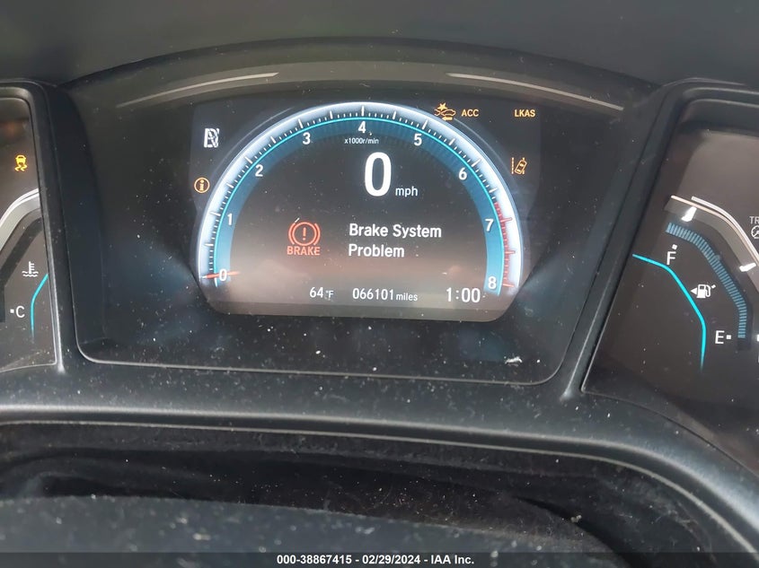 VIN 2HGFC2F61KH599435 2019 HONDA CIVIC LX