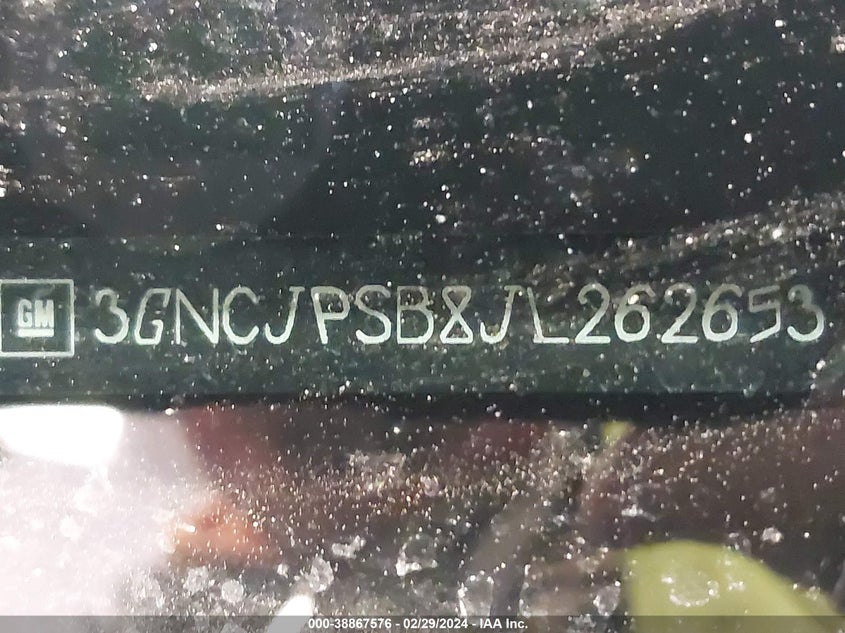 2018 CHEVROLET TRAX 1LT - 3GNCJPSB8JL262653