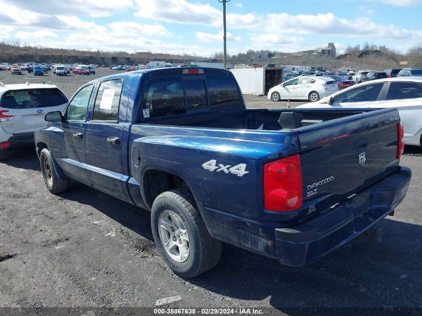 2007 Dodge Dakota Slt VIN: 1D7HW48K37S144564 Lot: 38867638