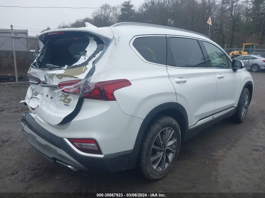 VIN 5NMS3CADXKH038728 2019 HYUNDAI SANTA FE SEL/SEL PLUS