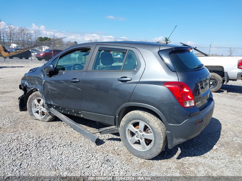 2016 CHEVROLET TRAX 1LS - 3GNCJNSB7GL262723